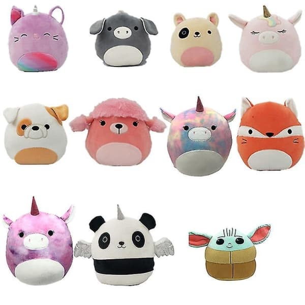 20 cm Squishmallow Plyschleksak Docka Kudde Present - Lila Uggla