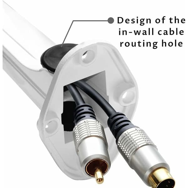Mini Projector Wall Mount in Aluminum Alloy (White)