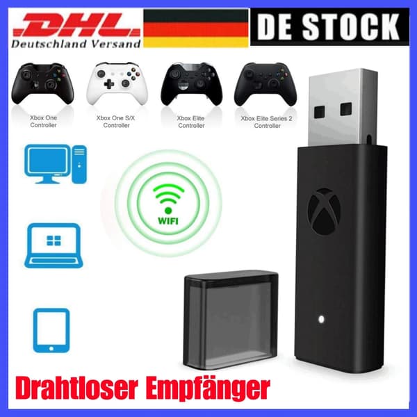 Langaton sovitin Xbox One -ohjaimelle, PC USB-vastaanotin-FX-