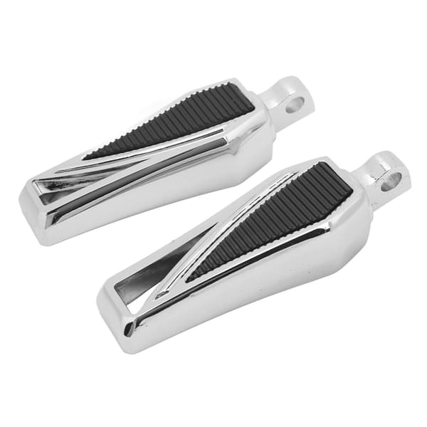 1 Pair Motorcycle Foot Pegs Angled Adjustable Footrests Replacement for Davidson