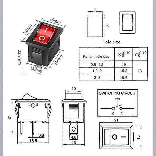 IP67 Waterproof Inline Switch 12V DC 20A High Current Waterproof Switch