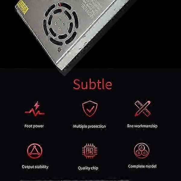 12V 50A 600W Switch Strømforsyning til Automation, Lamper, Instrumenter, Elektrisk Kraft, Petroleum og