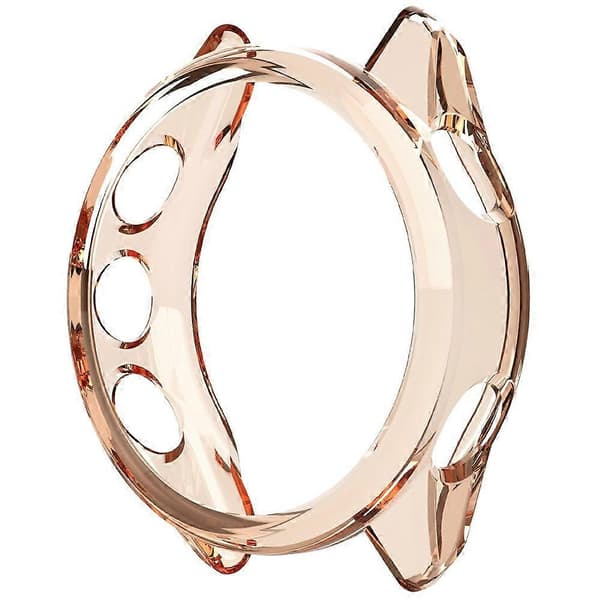 Compatible with Garmin Forerunner 570 42mm Protective Watch Case TPU Hollow Shell Transparent Transparent