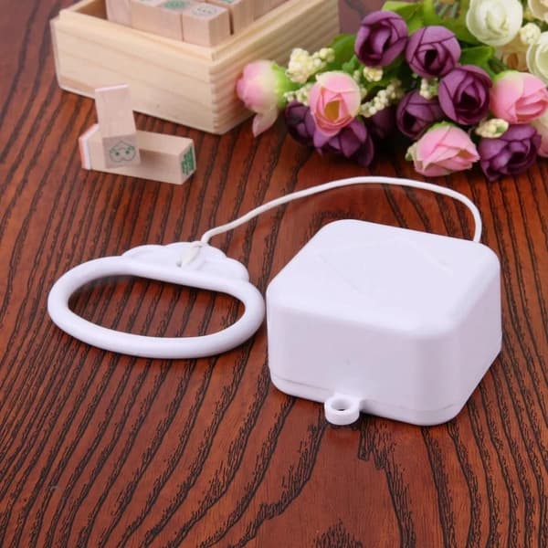 5 Pcs Pull String Music Box Waterproof Wind-up with Classic Lullaby Melody for Baby Crib and DIY Toys