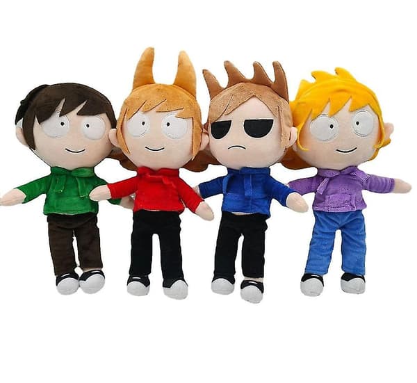 Eddsworld Pehmonukke, Edd Tord Matt Tom Pehmolelu-FX-
