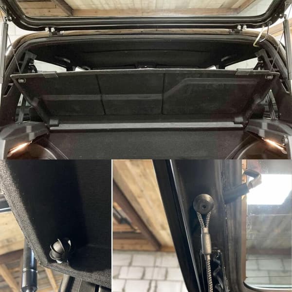 Sett med 2 hattehylsestropper for Golf MK5 MK6 MK7 GTI 1K6863447A9B9