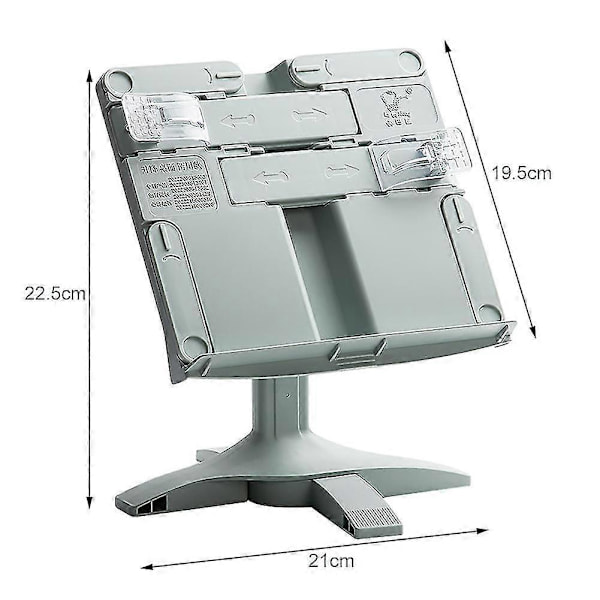 Adjustable Lifting Reading Stand Lightweight Ergonomic Desk Reading Shelf for Students Portable Convenient Sturdy Versatile Space-saving