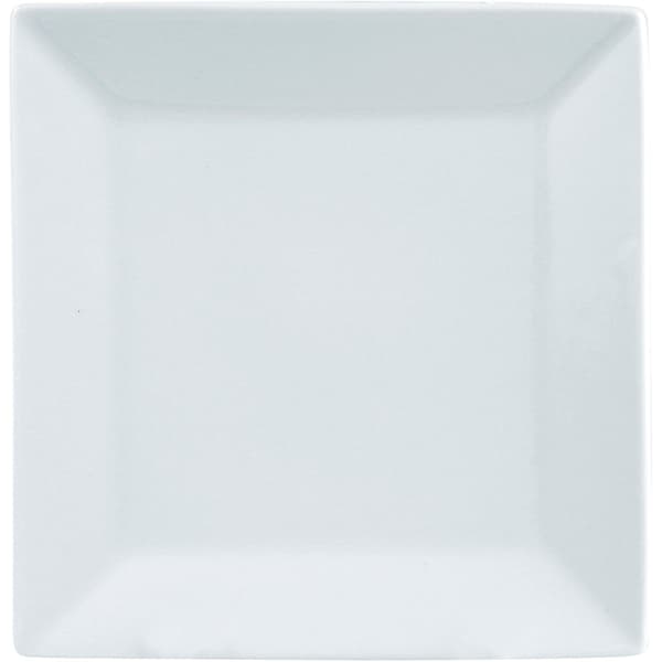 Square Porcelain Side Plate - Sloping Edges - 10 pack Vit 6000