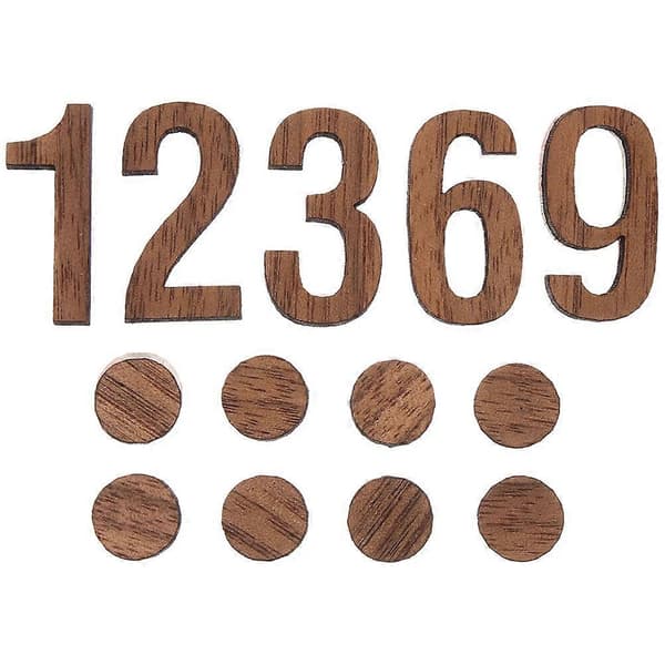 1 sæt ur-numre, urtilbehør, ur-erstatningsnumre, DIY ur-numre
