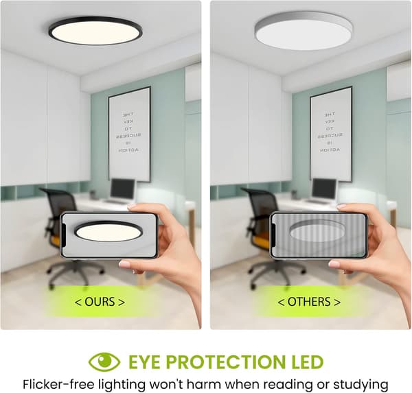 Dewenwils LED Ceiling Light, OTREN 24W Built-in Lamp, Waterproof DXGHC