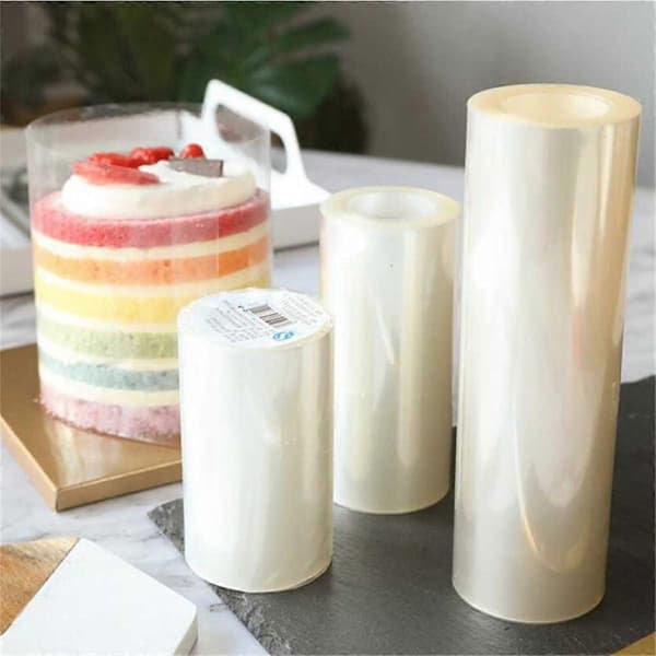 Cake Collar Transparent Cake Edge Protector Kitchen Cake Chocolate Candy Edge Film A
