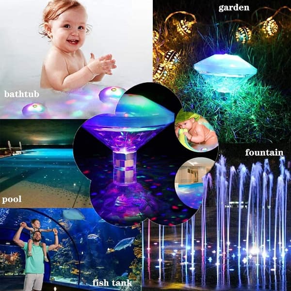 Pool Lighting Waterproof Underwater Lights, Disco Pool Party or Decoration-FX-