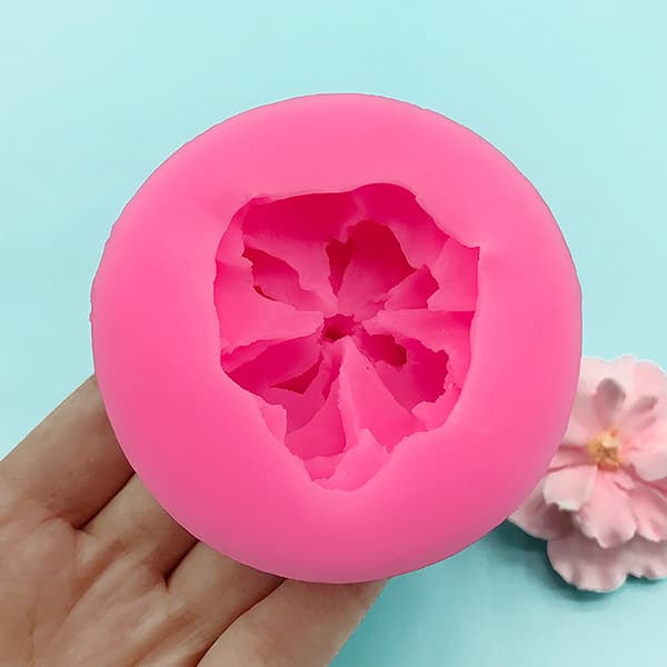 1 stk blomsterform DIY gipsharpiks blød silikone fondant Ch