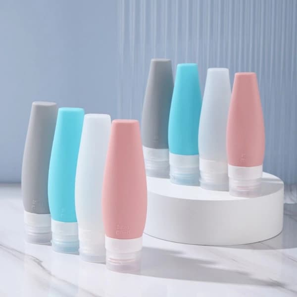 Matkapullot Uudelleentäytettävä pullo PINKKI 60ML 60ML pinkki 60ml-60ml