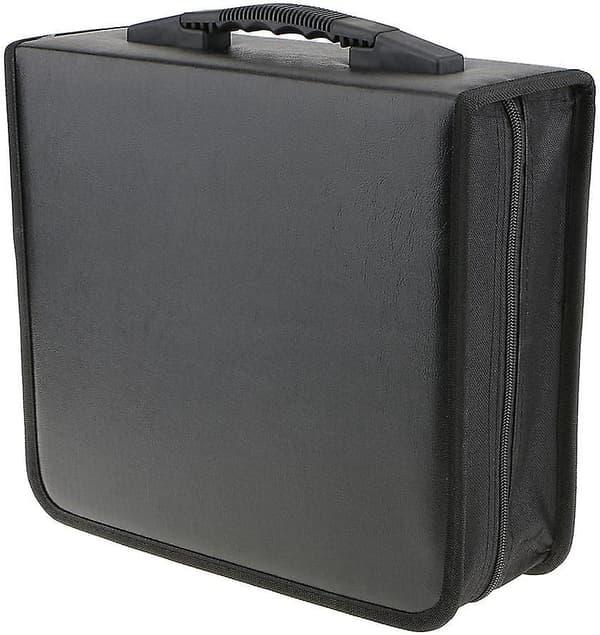 400 plater CD DVD Organizer Holder Oppbevaringsveske PU-skinn Lett å bære boks