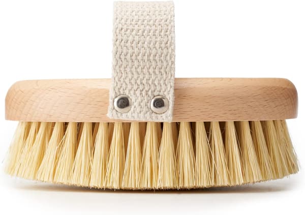 Eksfolierende kroppsbørste av naturbust for bad og kropp