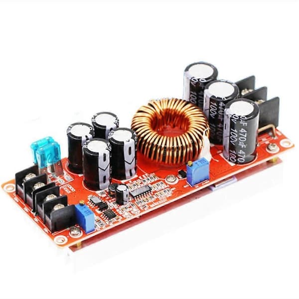 1200W 20A DC auton askel-ylösvirtalähdemoduuli Boost Converter 10-60V - 12-83V