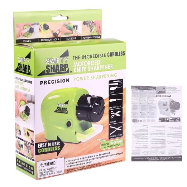 Elektrisk knivsliper for kniver og sakser