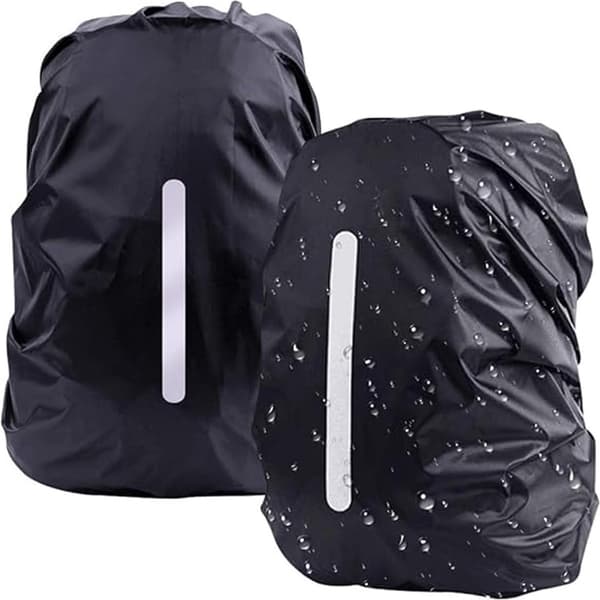 Waterproof Backpack Rain Cover, 2-Pack, XL (56-70L), Reflective, for Hiking and Camping
