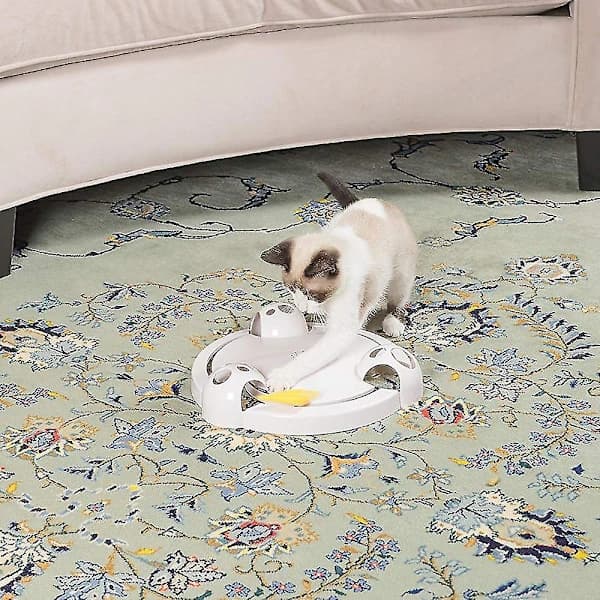 Pounce Cat Toy, Interactive Automatic Toy Adjustable Electronic Battery Operated Toy