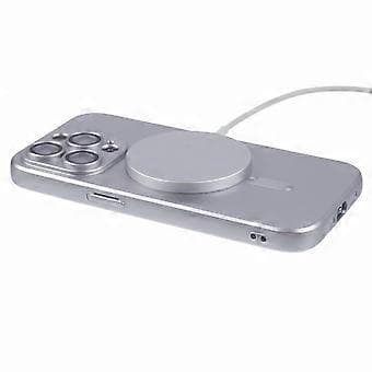 För iPhone 15 Pro TPU MagSafe Mobilskal med Linsskydd Style G