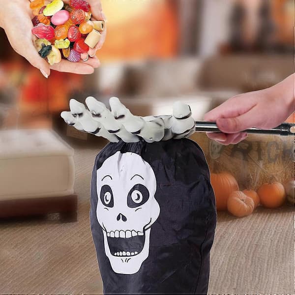 Halloween slikposer, cellofan slikpose med hank, festtilbehør