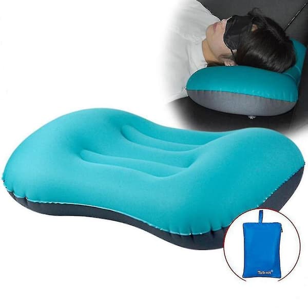 Travel Packed Inflatable Soft Pillow For Sleeping