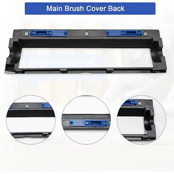 Main Brush Cover for Ecovacs Deebot X5 Omni, X5 Pro Robot Vacuum Cleaner, Roller Brush Replacement Accessories
