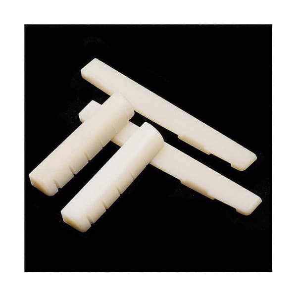 Acoustic Guitar Bone Nut and Saddle, Nut 43mm Saddle 74mm