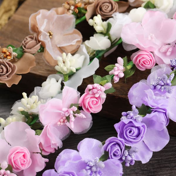 Hårbånd blomsterkrans blomsterkrone pandebånd