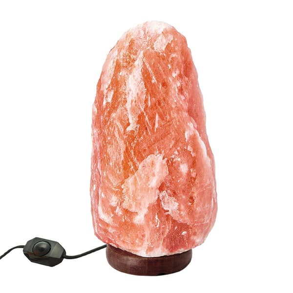 Håndlavet lampe af Himalayasalt Rosa pink