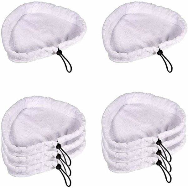 Dampmoppe 8 stk. mikrofiberklud mikrofiber damprensepuder vaskbare moppereservedele