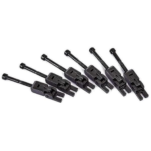 Sett med 6 dobbeltlåsende sadler for Floyd-Rose gitartremolobro (Svart)