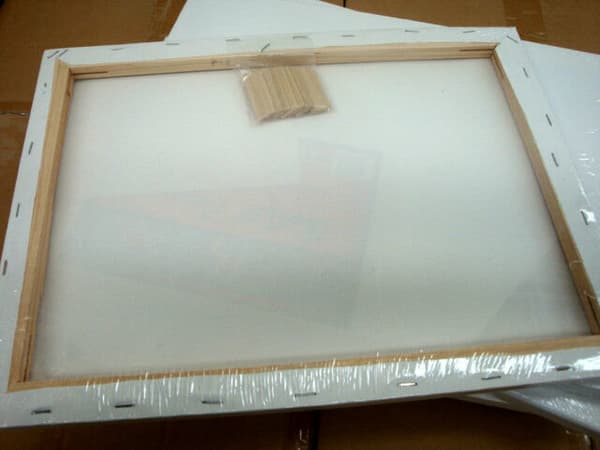 Lærred 40x30 cm - Lærred / Malelærred - Hvidt lærred Vit white