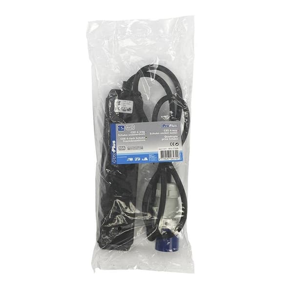 CEE 4-veis Schuko-uttak 16A IP44 1,5 m H07RN-F 3G1.5mm²