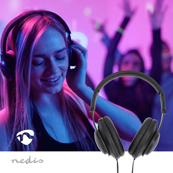 Over-Ear-hörlurar med sladd | USB-C™ | Kabellängd: 1,20 m | Volymkontroll | Svart