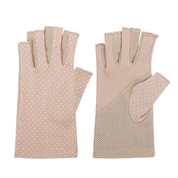 Lette Handsker Dame Halvhandsker Lette Handsker Dame Fingerløse Handsker Hvide Handsker Dame Barehand Handsker