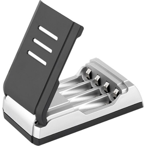 Universal Batterilader LCD-lader for 4 AA AAA Hurtiglader
