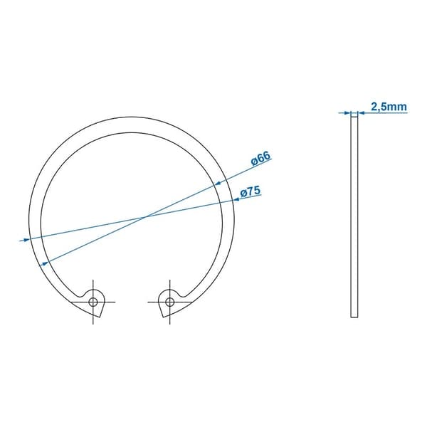 Låsering Ø72mm