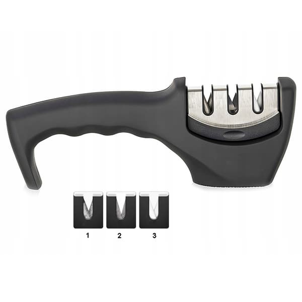 Knivsliber | 3 Nemme Trin til Skarpe Knive sort black