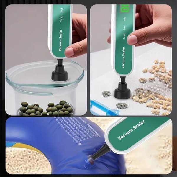 Cordless Vacuum Sealer Machine, Portable Automatic Food Sealer for Kitchen