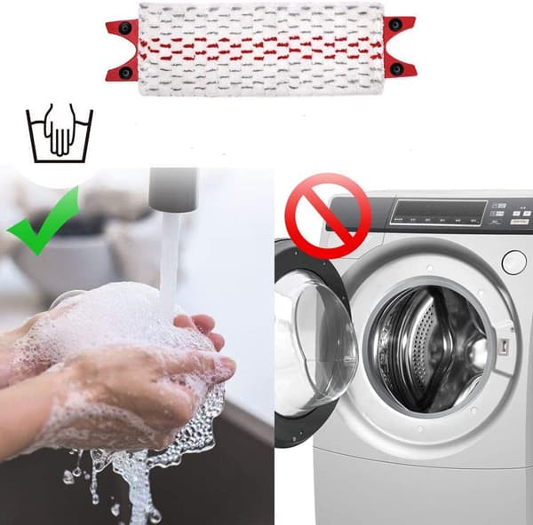 2 stk Microlida Spraymopphode Kompatibel med Vileda UltraMax Flat Mopp Erstatningsmoppduk