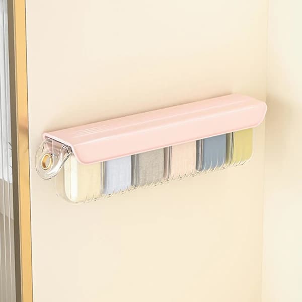 Wall-Mounted Underwear Storage Box, Scratch-Resistant, Large Capacity, Storage Box for Bedroom Shelf Wardrobe