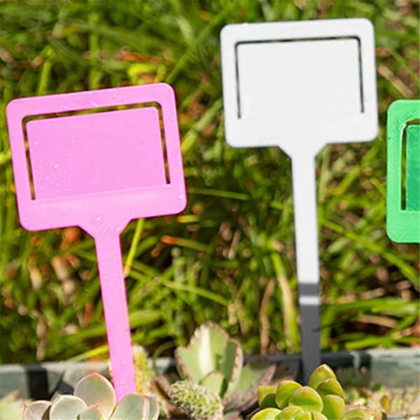 Garden Labels, Succulent Labels, Insertable Garden Labels, Pink