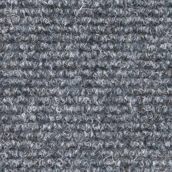 vidaXL Trappemåtter selvklæbende 5 stk. 65x21x4 cm lysegrå halvrunde store grå gray