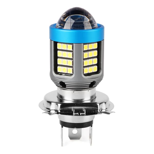 LED Motorcycle Headlight Bulb White High Brightness Wide View Aluminum Alloy Motorcycle Front Light Bulbs H4