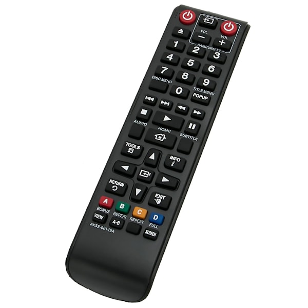 Ersätter AK59-00149A för Samsung Blu-Ray DVD-spelare Fjärrkontroll BD-F5100/ZA BD-H5100 BD-JM57 BD-JM57C BD-J5700 BD-ES5300
