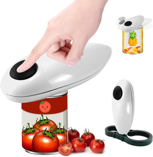 Elektrisk boksåpner, multifunksjonell boksåpner, restaurantboksåpner, automatisk elektrisk boksåpner med glatt kant