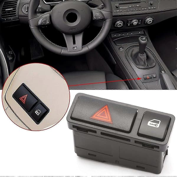 Emergency Light Switch Push Button Warning Light Lock Switch for - 3 Series E46 61318368920