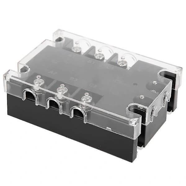 3-faset 40A AC til AC Solid State Relæ SSR Indgang 90-250VAC Belastning 24-480VAC TSR-40AA H